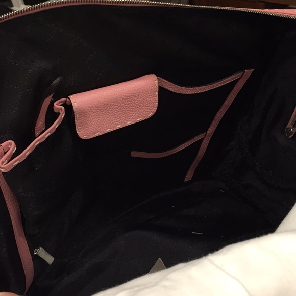 Large BCBG MaxAzria leather Weekend bag - Picture 3 of 8